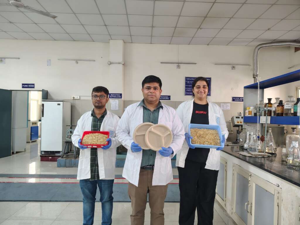 बड़ी खबर अब नहीं जलाना पड़ेगा (भूसा) पराली, आईआईटी रुड़की ने बनाया इको फ्रेंडली प्लेट ।।