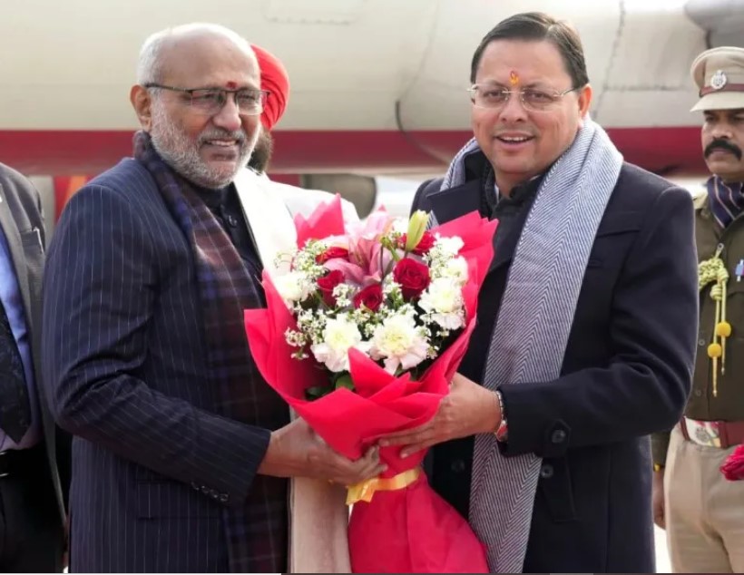 मुख्यमंत्री पुष्कर सिंह धामी ने देवभूमि उत्तराखंड आगमन पर उपराष्ट्रपति श्री सी.पी. राधाकृष्णन का हार्दिक स्वागत एवं अभिनंदन किया